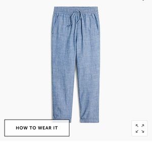J Crew Linen Pants